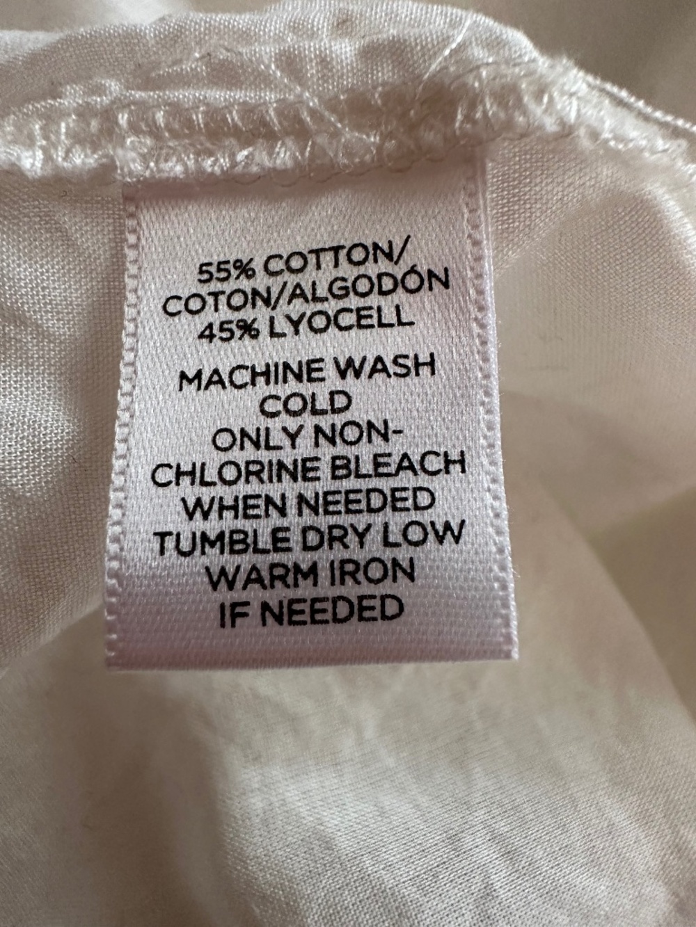 Loft White Cotton Blouse